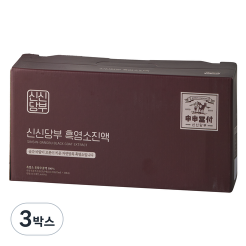 신신당부 흑염소 진액 30p, 75ml, 90개