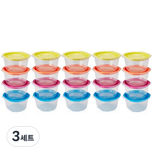 씨밀렉스 쿡밥 전자레인지 전용용기 세트, 3세트