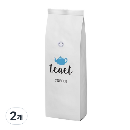 티잇커피 에티오피아 예가체프 싱글 분쇄커피, 핸드드립, 1kg, 2개