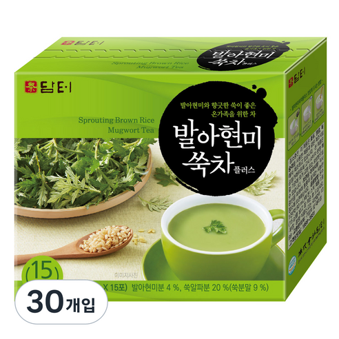 담터 발아현미 쑥차 플러스