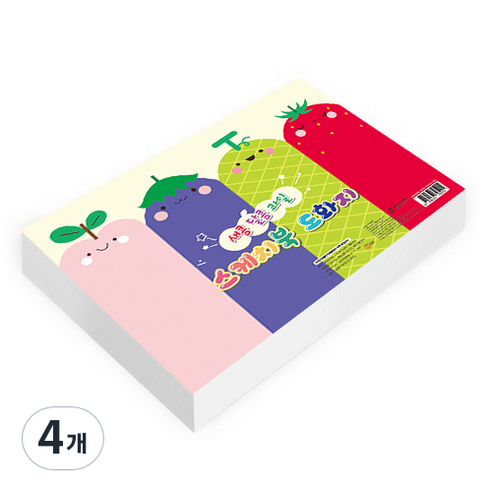 영아트 풀컬러 스케치북 도화지 130g, 8절, 125매, 4개