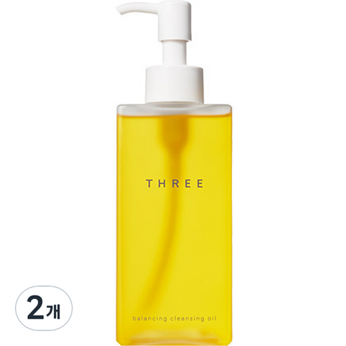 쓰리 밸런싱 클렌징 오일 R, 2개, 185ml