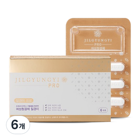 질경이 프로 여성청결제 6p, 3.6g, 6개