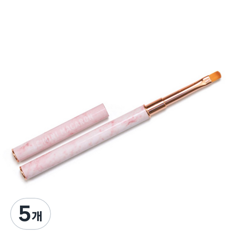 르미니마카롱 네일아트 브러쉬, 르라운드, 5개