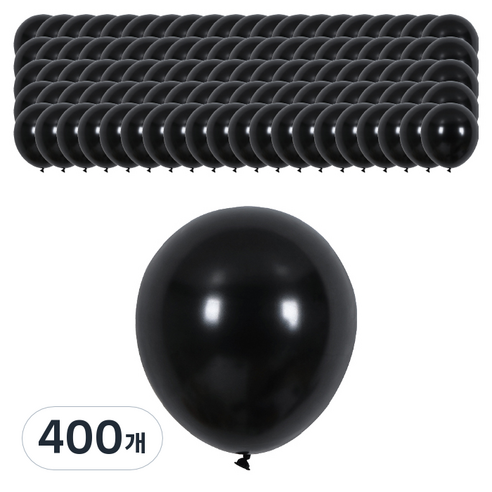 EUMES 이벤트 풍선 일반, 블랙, 400개