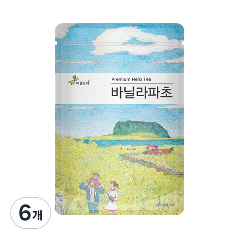 아름드레 삼각티백 바닐라파초, 1.5g, 25개입, 6개