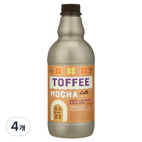 복음자리 토피모카 라떼, 4개, 1.8kg, 1개입