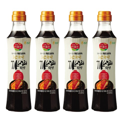 농협 아름찬 까나리액젓, 500g, 4개