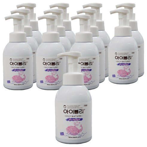 아이블리네이처 유아용 젖병세정제, 500ml, 12개