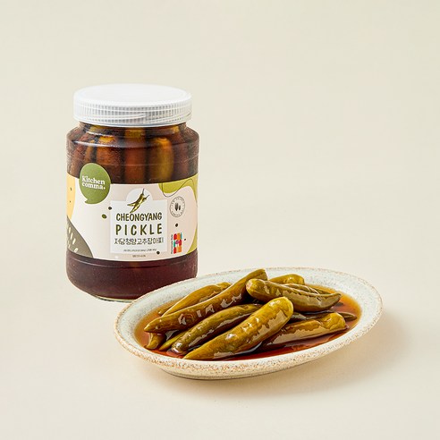 [로켓프레시] 키친콤마 저당 청양고추장아찌