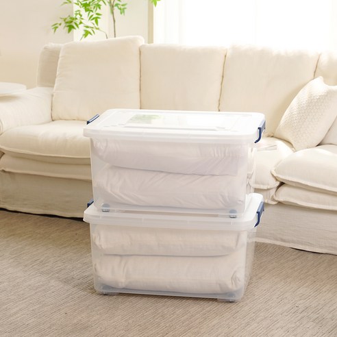 라이피스트 클라스리빙박스 80L, 투명, 80L, 2개