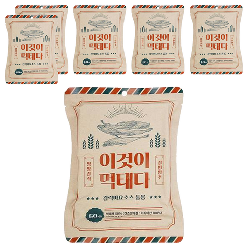 홍익상회 이것이 먹태다, 50g, 6개