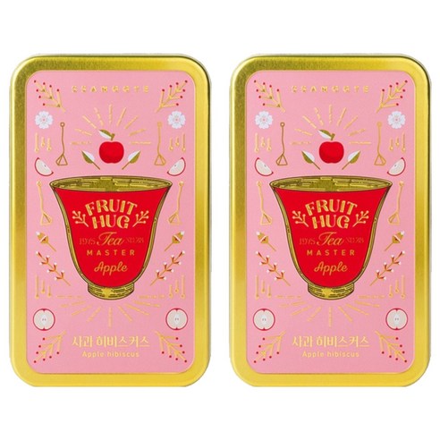쌍계명차 과일허그 사과 히비스커스 티캔, 2g, 6개입, 2개