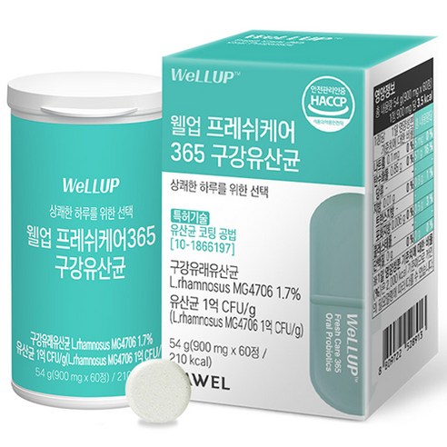 로엘 웰업 프레쉬케어365 구강유산균 54g