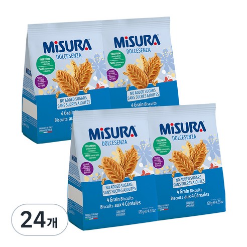 미주라 시리얼 비스켓, 120g, 24개