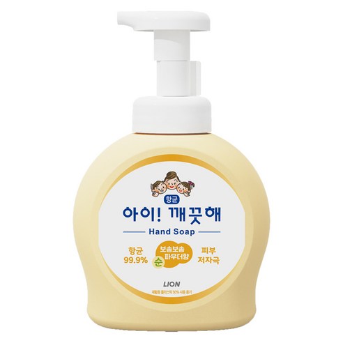 아이깨끗해 항균 폼 핸드솝 순 보송보송 파우더향, 4,900원이면 손 씻기 예산부터 체크! 1