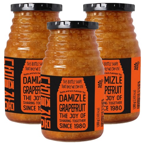 다미즐 자몽 액상차, 1kg, 1개입, 3개