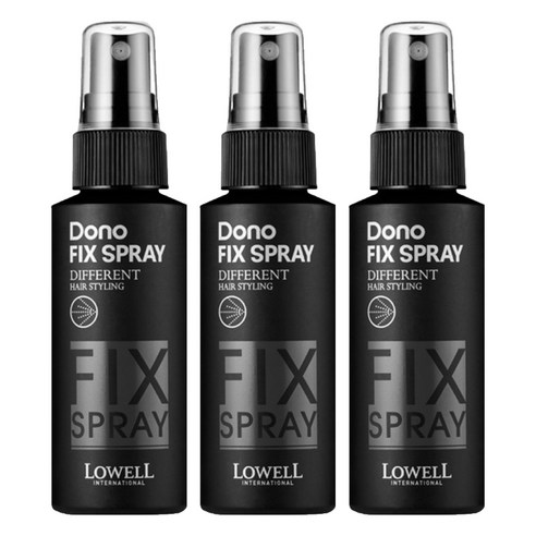 로웰도노 픽스 헤어스프레이, 3개, 60ml