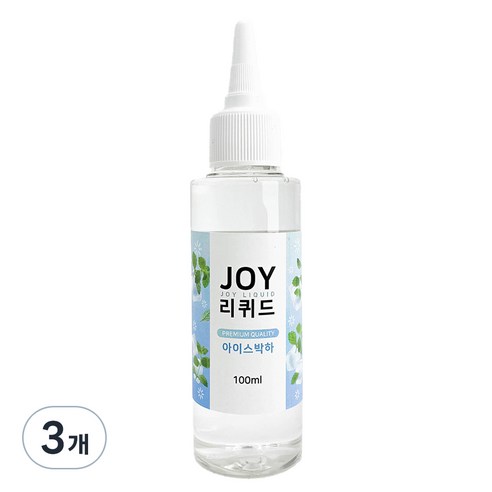 아로마조이 조이리퀴드 슬라임 향료 100ml, 3개, 아이스박하