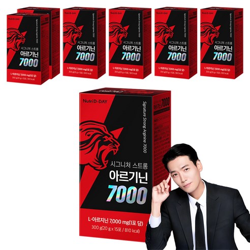 뉴트리디데이 시그니처 스트롱 아르기닌 7000 액상스틱 15p, 300g, 7개