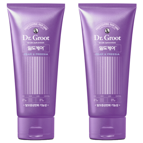 닥터그루트 밀도케어 탈모 헤어트리트먼트 페어앤프리지아향, 300ml, 2개