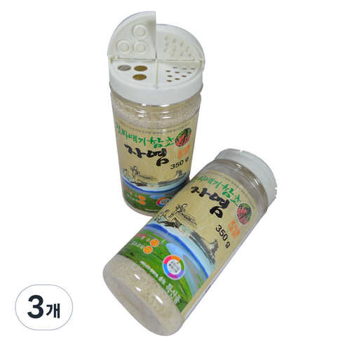 순천만 함초자염소금, 350g, 3개