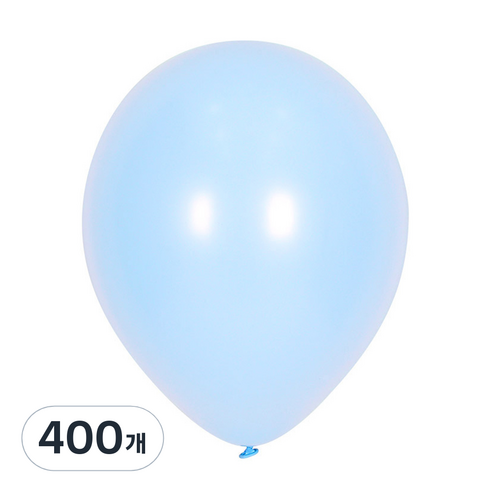셈퍼텍스 파스텔메이트 풍선 13cm, 블루, 400개