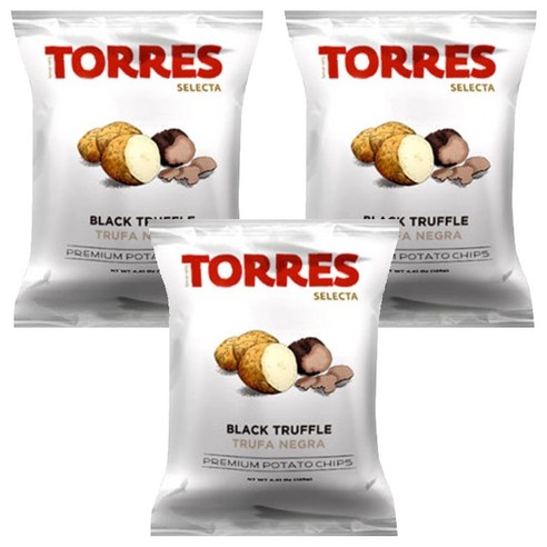 토레스 셀렉타 블랙트러플 감자칩, 40g, 3개
