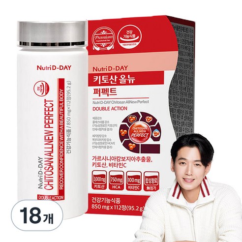 뉴트리디데이 키토산 올 뉴 퍼펙트, 112정, 18개