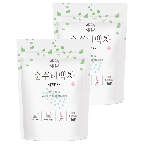 순수한집 작약차 삼각티백, 1g, 50개입, 2개