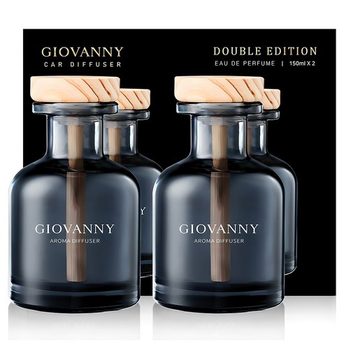 150ml 대용량 프리미엄 차량용 디퓨저. 고급스러운 블랙 보틀 디자인으로 차량·사무실 겸용 가능. 우드스틱 방식으로 향 강도 조절이 자유롭습니다. - 1