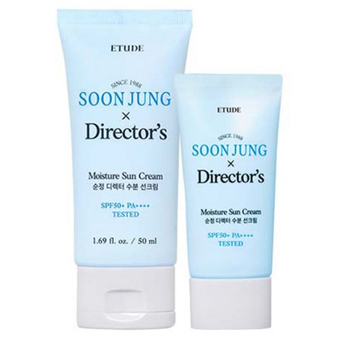 에뛰드 순정 디렉터 수분 선크림 SPF50+ PA++++ 50ml + 20ml 기획 세트, 총 70ml 
스킨케어