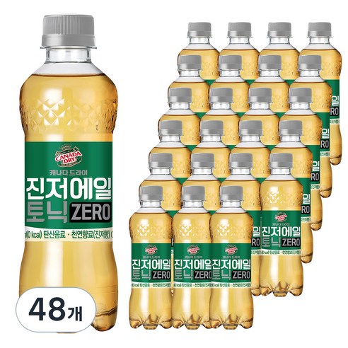 캐나다드라이 진저에일 토닉 제로, 48개, 300ml