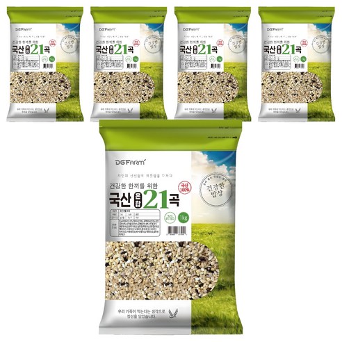 국산 혼합 21곡, 1kg, 5개