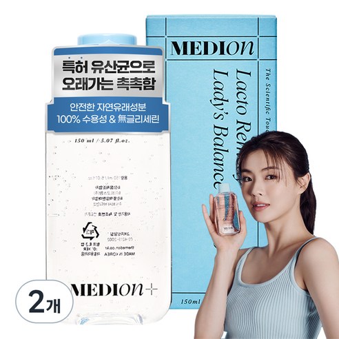 메디온 락토리메디 레이디스 수용성 밸런스젤 2.0, 150ml, 2개