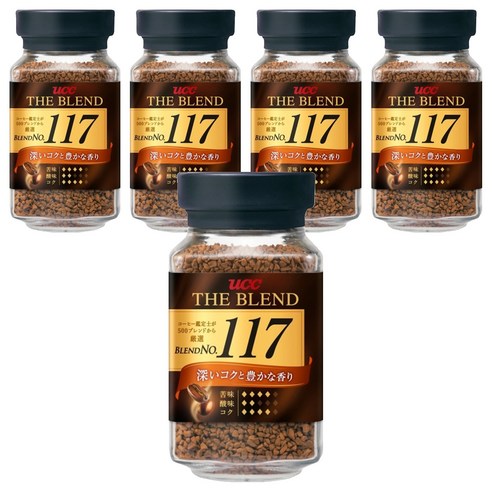 유씨씨 더 블랜드 117 인스턴트 커피, 90g, 1개입, 5개