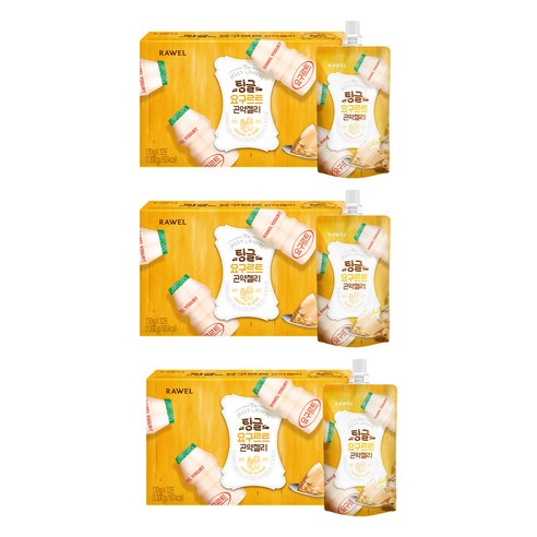 로엘 팅글 요구르트 곤약젤리 10개입, 1.3kg, 3개