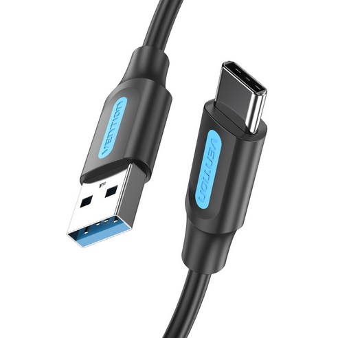 벤션 투톤 USB3.1 Gen1 C타입 USB3.0 고속충전케이블, 1m, 혼합색상, 1개