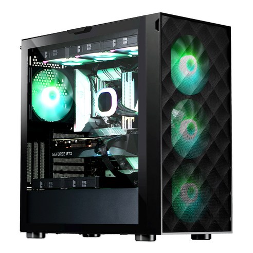 주연테크 2024 리오나인 익스트림 라이젠5 라이젠 7000 시리즈 지포스 RTX 4060, 블랙, 32GB, 1TB, Free DOS, D775F46NS