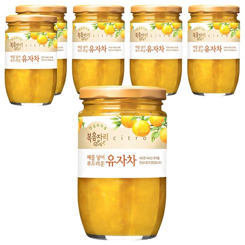 복음자리 배를 넣어 부드러운 유자차, 480g, 1개입, 6개