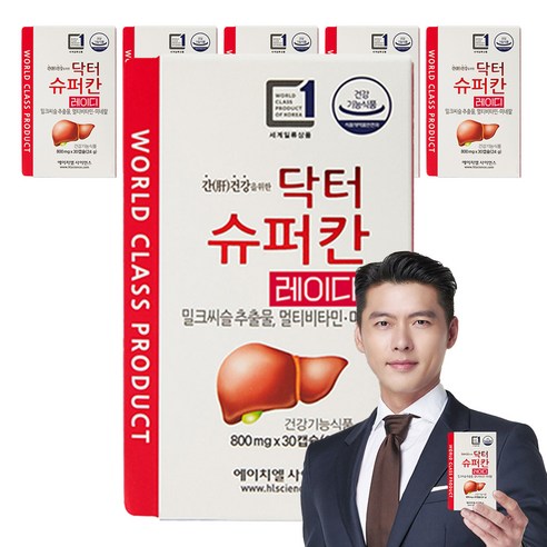 에이치엘사이언스 닥터슈퍼칸 레이디, 30정, 6개