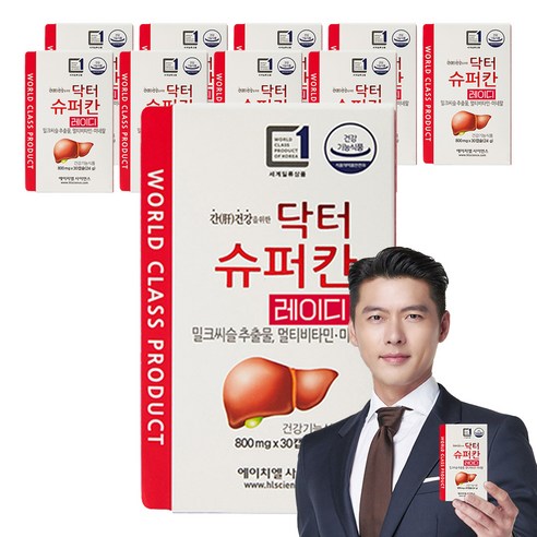 에이치엘사이언스 닥터슈퍼칸 레이디, 30정, 10개