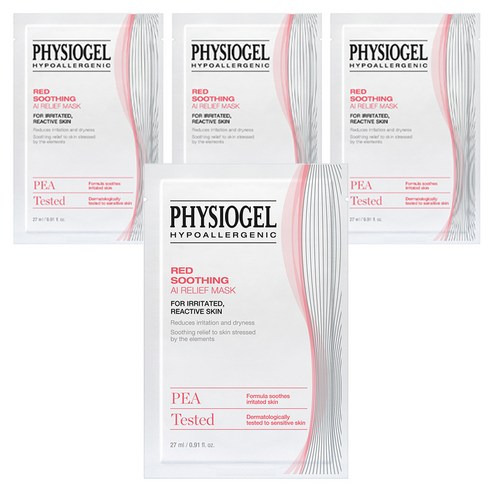 피지오겔 레드수딩 AI 릴리프 마스크, 1개입, 4개