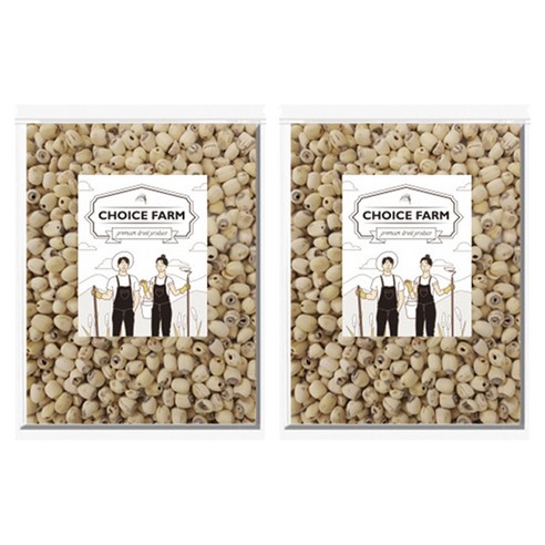 초이스팜 껍질깐 연자육, 300g, 2개