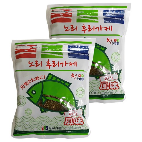천혜식품 노리 후리가케, 500g, 2개