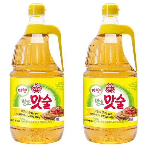 오뚜기 미향 발효 맛술, 1.8L, 2개