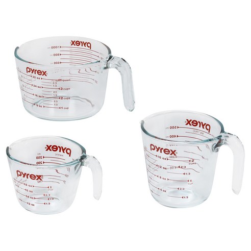 Pyrex  量杯  量具  World Kitchen  500ml  玻璃量杯  玻璃量杯  耐熱玻璃  耐熱鋼化玻璃