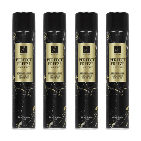 엘라스틴 퍼펙트 프리즈 헤어스프레이, 300ml, 4개