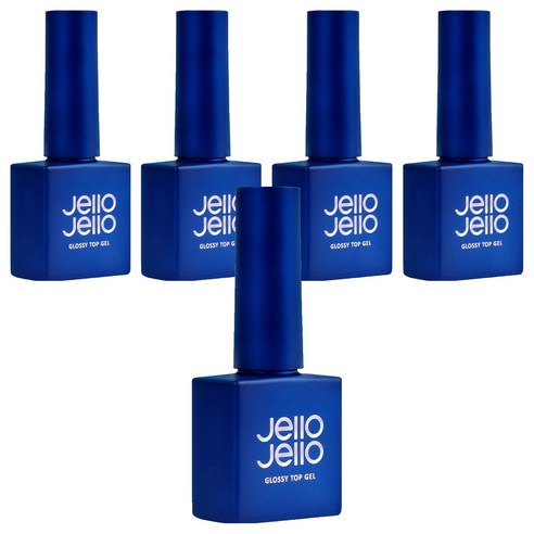 젤로젤로 글로시 탑 젤, 5개, 10ml