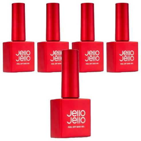 젤로젤로 필오프 베이스 젤, 5개, 10ml
